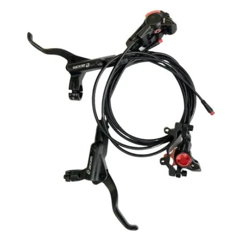 Zoom Hydraulik-Bremsset komplett (Sättel + Hebel L/R) – OUXI V8